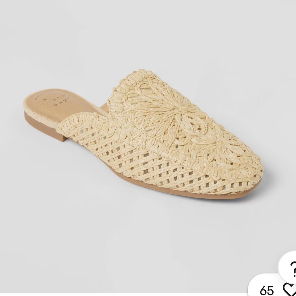 Womens ‘Greta’ A New Day Woven Mules - 8